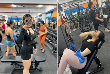 Chịch nhau với em Gymer thân hình ngon